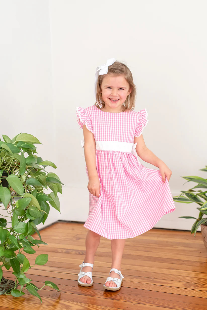 Light Pink Gingham Dress