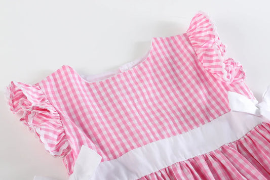 Light Pink Gingham Dress