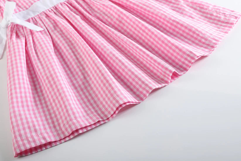Light Pink Gingham Dress