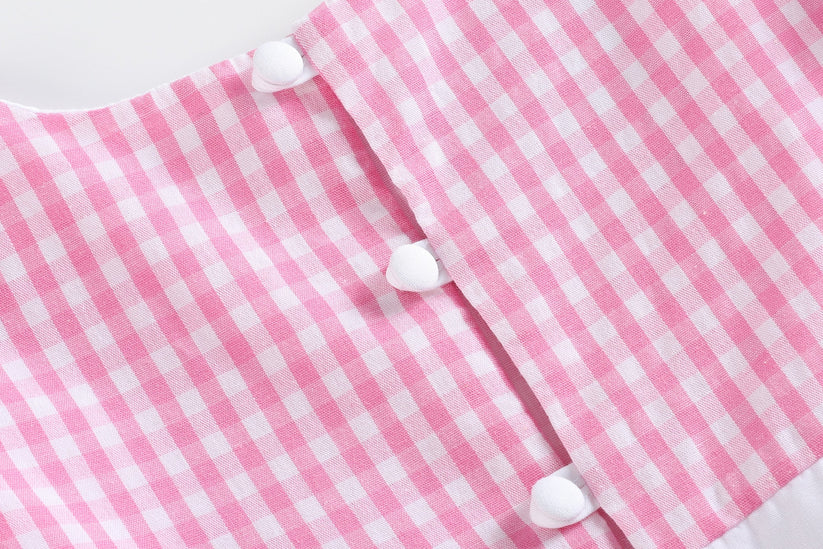 Light Pink Gingham Dress