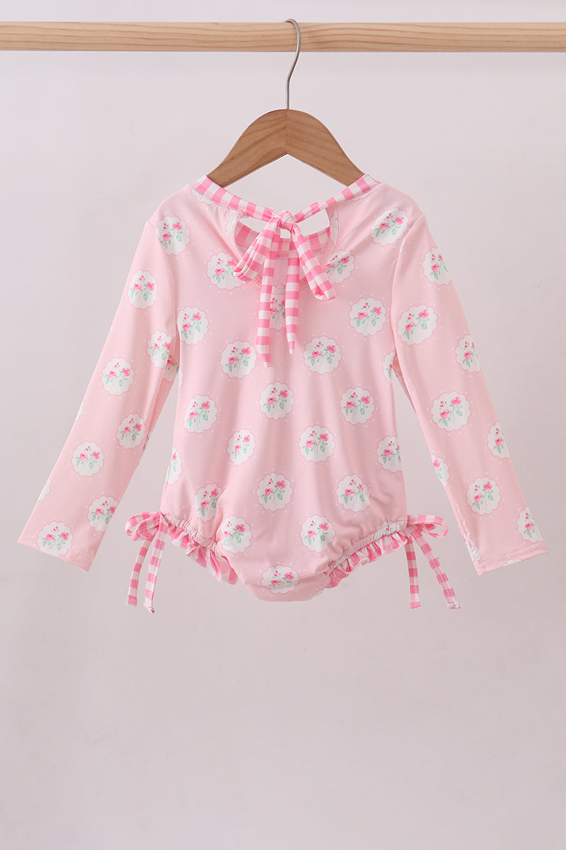 Pink Flower Rashguard
